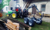 Malotraktor a vyvážečka